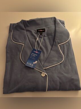 Bella Long Sleeve Top & Boxer Pajama Set by Cosabella Sz XL